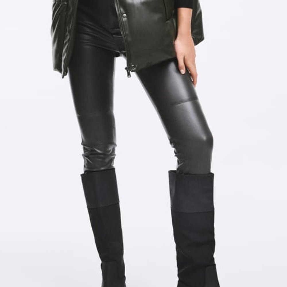 FAUX LEATHER LEGGINGS